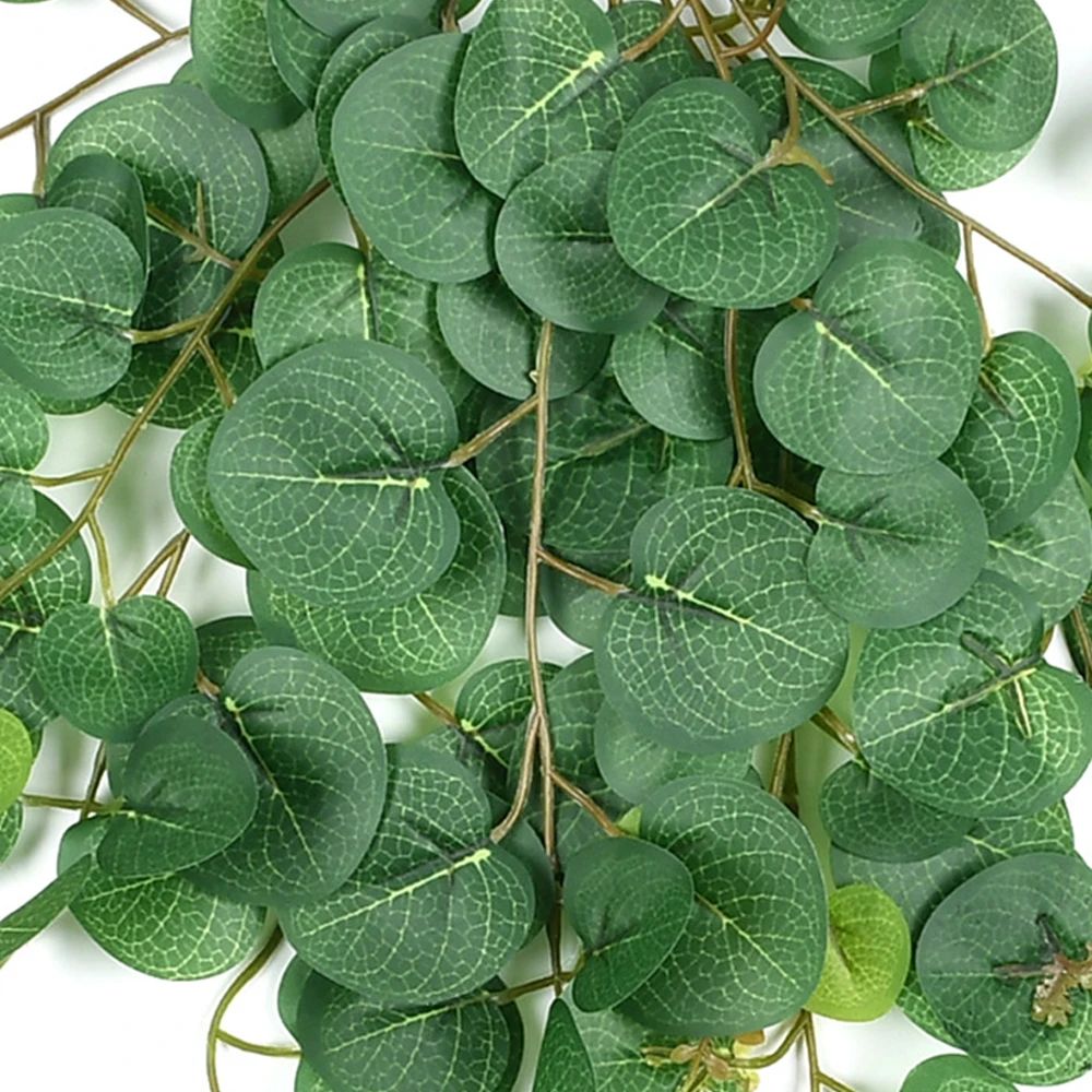 Artificial Eucalyptus Hanging Vines Tropical Fake Rattan Wall Decor For Home Wedding Balcony 3