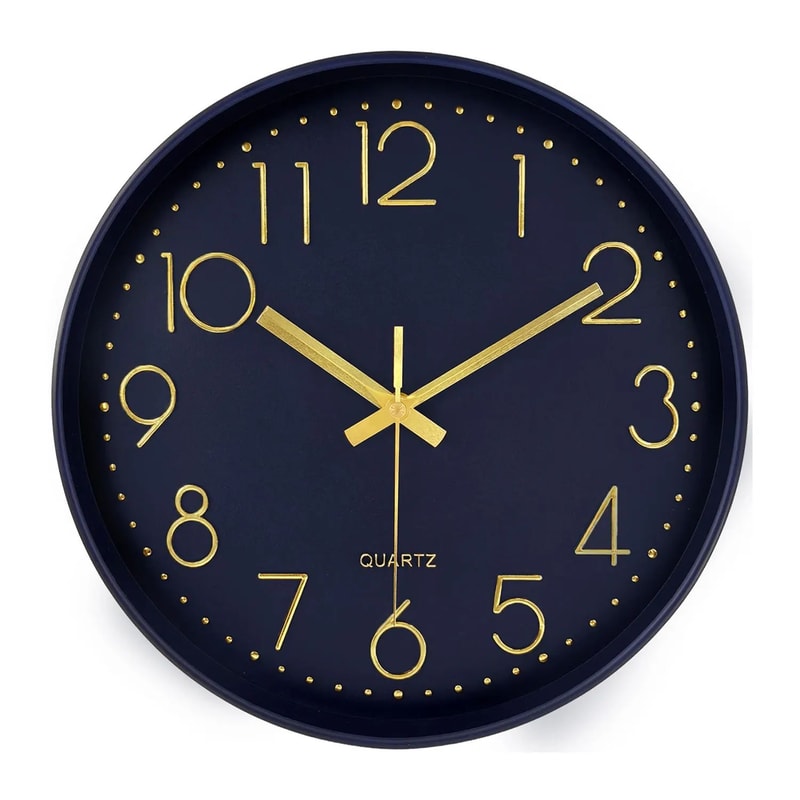 Minimalist Silent Quartz Wall Clock Modern Square Digital Style Clock For Home Office 7