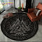 Viking Valknut Tree Of Life Round Rug NonSlip Nordic Area Carpet For Living Room Bedroom Decor 10