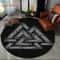 Viking Valknut Tree Of Life Round Rug NonSlip Nordic Area Carpet For Living Room Bedroom Decor 22