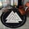 Viking Valknut Tree Of Life Round Rug NonSlip Nordic Area Carpet For Living Room Bedroom Decor 27