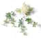 10 Pcs Artificial Green Leaf Stems Faux Foliage For Wedding DIY Crafts Home Decor 8