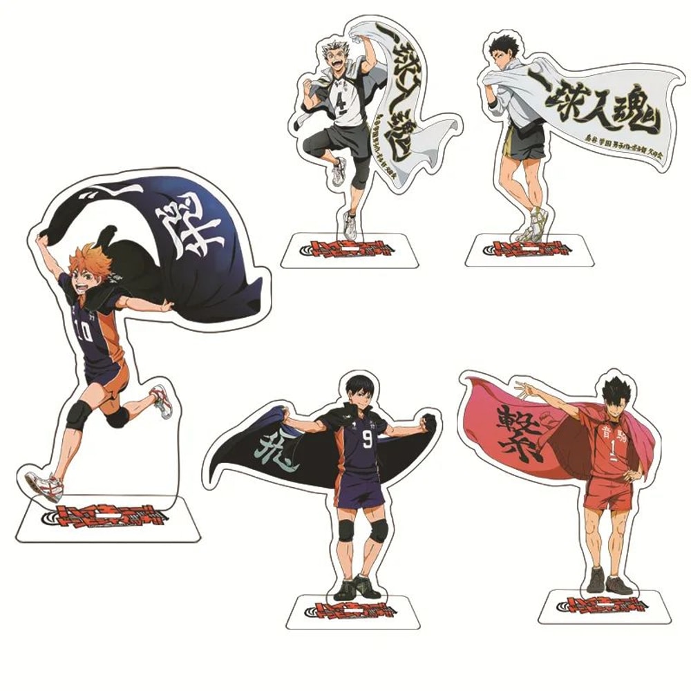 Haikyuu Acrylic Stand Figure Anime Volleyball Character Desk Display Ornament 4