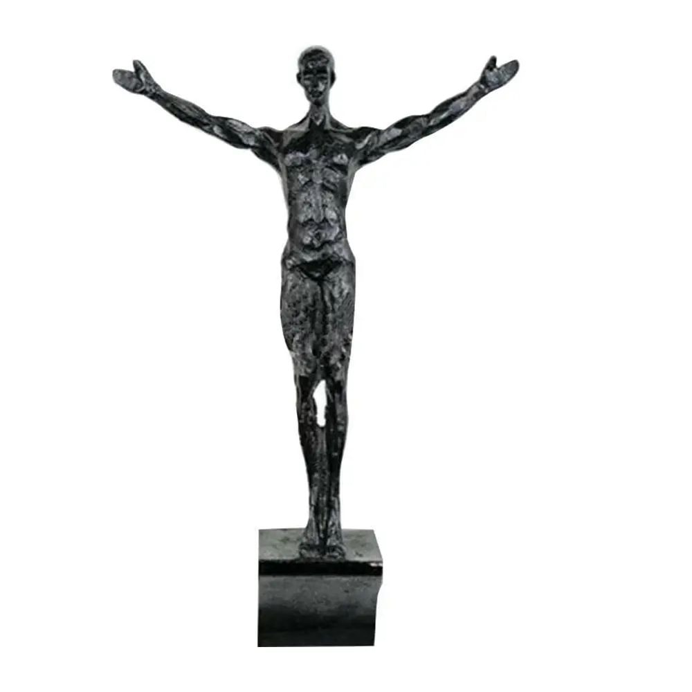 Modern Climbing Man Wall Sculpture Minimalist Resin Athlete Wall Art Decor 5