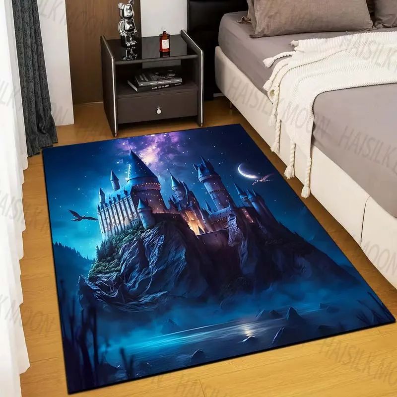 Magic Castle Fantasy Rug NonSlip Soft Carpet For Kids Bedroom Living Room Decor 0