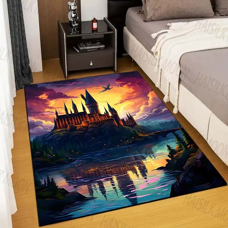Magic Castle Fantasy Rug NonSlip Soft Carpet For Kids Bedroom Living Room Decor 2
