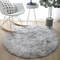 Fluffy Round Plush Rug Soft NonSlip Cushion Carpet For Living Room Bedroom Kids Space 7