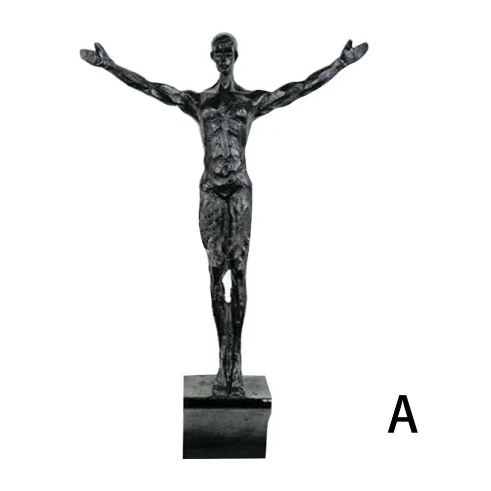 Modern Climbing Man Wall Sculpture Minimalist Resin Athlete Wall Art Decor 6