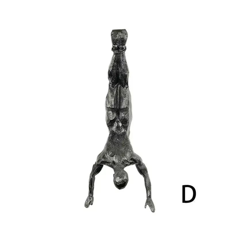 Modern Climbing Man Wall Sculpture Minimalist Resin Athlete Wall Art Decor 9