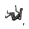 Modern Climbing Man Wall Sculpture Minimalist Resin Athlete Wall Art Decor 11