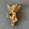 Gold Cherub Angel Wall Hanging Set Cute Resin Angel Statue Pair For Home Decor 2