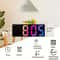 Smart LED Digital Alarm Clock With Temperature Display Adjustable Brightness Dual Alarm Desktop C 2