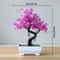 Artificial Bonsai Tree Potted Plant Realistic Mini Greenery Desk Home Decor 9
