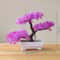 Artificial Bonsai Tree Potted Plant Realistic Mini Greenery Desk Home Decor 23