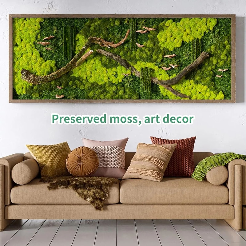Artificial Moss Grass Decor Realistic Fake Greenery For DIY Crafts Home Decoration 4