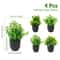 Artificial Bonsai Grass Plant Pot Realistic Mini Greenery For Home Event Decor 6