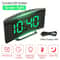 LED Digital Alarm Clock With Backlight Large Display Calendar Temperature Bedside Clock 1