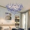 Modern Branch Crystal Chandelier Luxury Pink Blue Teardrop Hanging Ceiling Light 1