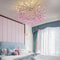 Modern Branch Crystal Chandelier Luxury Pink Blue Teardrop Hanging Ceiling Light 2