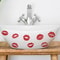 Red Lips Wall Sticker Decal Romantic SelfAdhesive Mural For Bedroom Living Room Decor 1