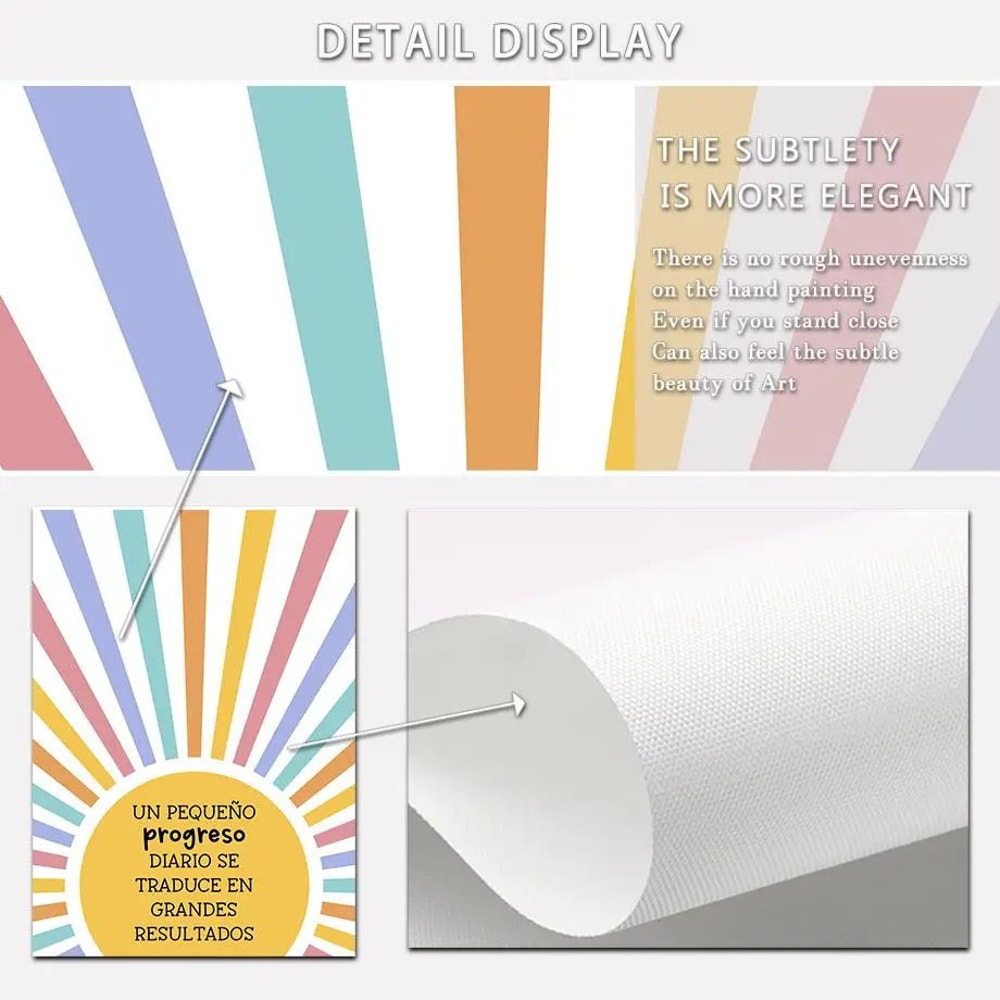 Growth Mindset Therapy Canvas Poster Inspirational Mental Health Wall Art For Office Classroom 4