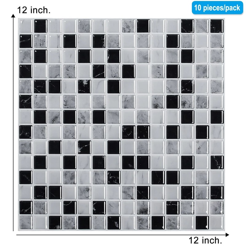 3D Peel Stick Tile Wall Stickers Waterproof SelfAdhesive Kitchen Bathroom Wallpaper Panels 23