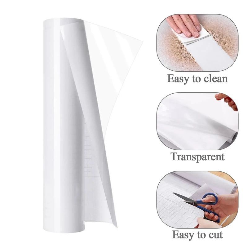 Transparent Wall Protective Film Sticker Waterproof OilProof SelfAdhesive Kitchen Surface Protect
