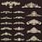 Antique Wood Carved Appliques Onlays Decorative Moulding Wall Furniture Accents 4