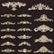 Antique Wood Carved Appliques Onlays Decorative Moulding Wall Furniture Accents 4