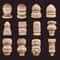 Half Round Roman Wood Column Cap Applique Decorative Carved Furniture Onlay Accent 2