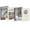 Luxury Faux Decorative Book Set Aesthetic Coffee Table Bookshelf Storage Decor 4 Pcs 6