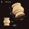 Half Round Roman Wood Column Cap Applique Decorative Carved Furniture Onlay Accent 17