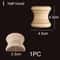 Half Round Roman Wood Column Cap Applique Decorative Carved Furniture Onlay Accent 23