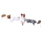 Mini Cute Cat Figurine Set 3D Resin Animal Desk Decor For Shelf Monitor Display 5