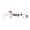 Mini Cute Cat Figurine Set 3D Resin Animal Desk Decor For Shelf Monitor Display 7
