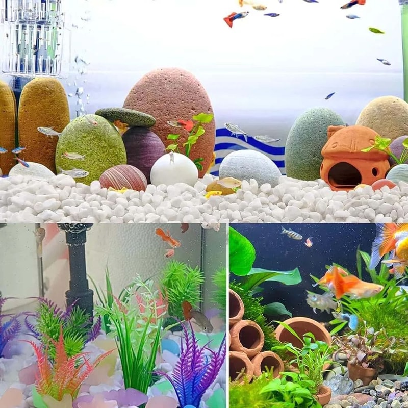 Premium Natural Cobblestone Decorative Pebbles For Succulents Aquariums Garden Decor 3