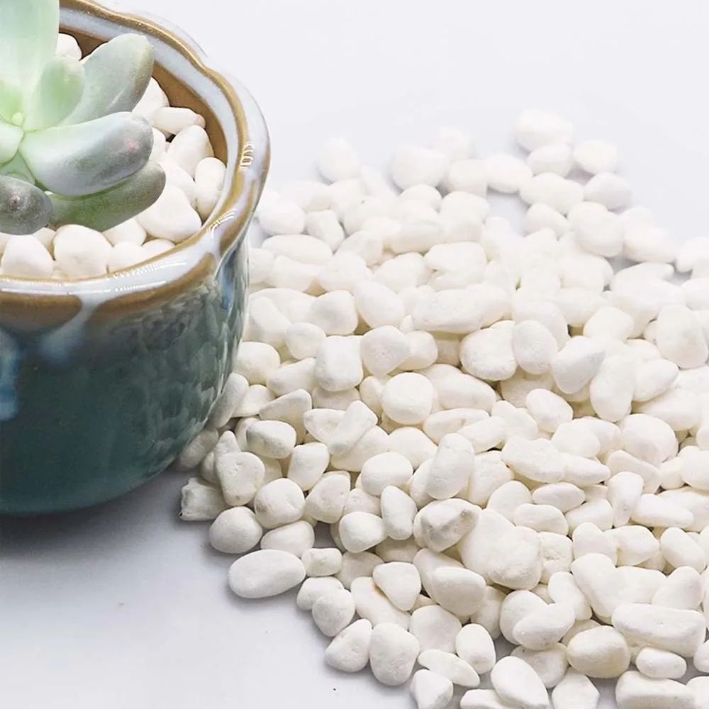 Premium Natural Cobblestone Decorative Pebbles For Succulents Aquariums Garden Decor 5