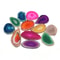 Natural Onyx Agate Geode Slice Pendant Stones Irregular Crystal Slices For Jewelry Healing Home D 6