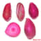 Natural Onyx Agate Geode Slice Pendant Stones Irregular Crystal Slices For Jewelry Healing Home D 8