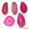 Natural Onyx Agate Geode Slice Pendant Stones Irregular Crystal Slices For Jewelry Healing Home D 8