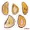 Natural Onyx Agate Geode Slice Pendant Stones Irregular Crystal Slices For Jewelry Healing Home D 9