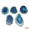 Natural Onyx Agate Geode Slice Pendant Stones Irregular Crystal Slices For Jewelry Healing Home D 10
