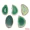 Natural Onyx Agate Geode Slice Pendant Stones Irregular Crystal Slices For Jewelry Healing Home D 12