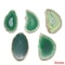 Natural Onyx Agate Geode Slice Pendant Stones Irregular Crystal Slices For Jewelry Healing Home D 12