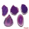 Natural Onyx Agate Geode Slice Pendant Stones Irregular Crystal Slices For Jewelry Healing Home D 13