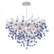 Modern Branch Crystal Chandelier Luxury Pink Blue Teardrop Hanging Ceiling Light 8