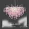 Modern Branch Crystal Chandelier Luxury Pink Blue Teardrop Hanging Ceiling Light 15