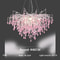 Modern Branch Crystal Chandelier Luxury Pink Blue Teardrop Hanging Ceiling Light 17