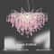 Modern Branch Crystal Chandelier Luxury Pink Blue Teardrop Hanging Ceiling Light 18
