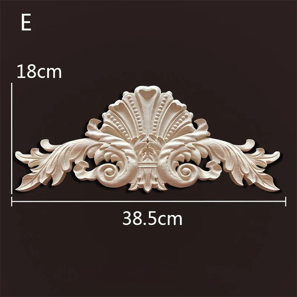 Antique Wood Carved Appliques Onlays Decorative Moulding Wall Furniture Accents 17